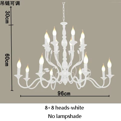 Lustre suspension vintage en fer noir style industriel — LZ4P9X