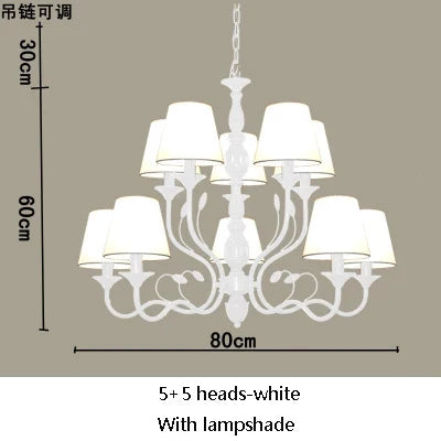 Lustre suspension vintage en fer noir style industriel — LZ4P9X