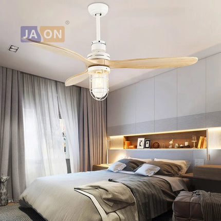 Plafonnier industriel en fer et bois avec éclairage LED intégré — LZ4X9P2