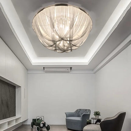 Plafonnier en aluminium avec pampilles et ampoule LED intégrée — LZ4X9P