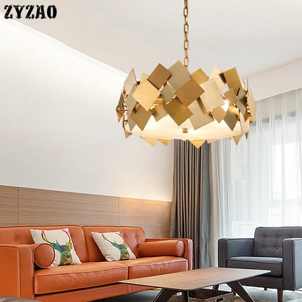 Lustre LED nordique en acier avec diffuseur acrylique — LZ4P9XQ