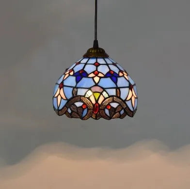 Suspension colorée au style méditerranéen d’inspiration marocaine — LZ4F7Q2