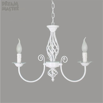 Lustre suspension LED à bougies style européen moderne — LZ4P9X