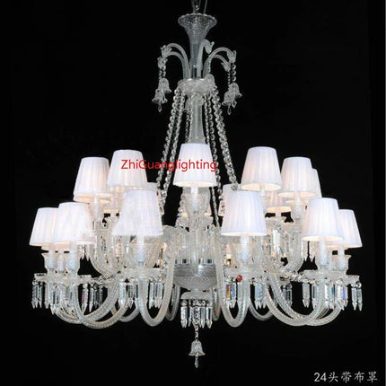 Lustre en cristal noir pour éclairage élégant et luxueux — LZ4X9QJ2