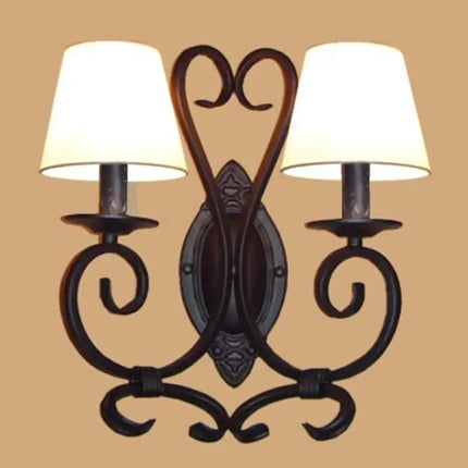 Applique murale décorative en métal avec miroir style antique — LZ4X9P2