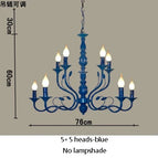 10 lumières A bleu / Changeable / CHINE