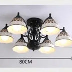 6 lampes