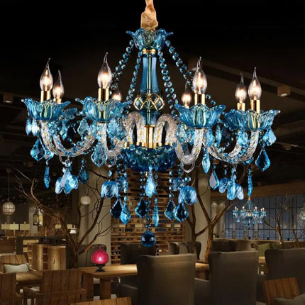 Lustre en cristal pour suspension de restaurant et café — LZ4X9P