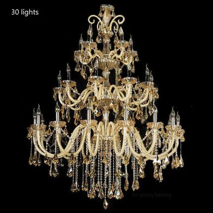 Lustre moderne en cristal pour éclairage élégant et raffiné — LZ4X9Q2