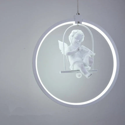 Suspension ronde LED acrylique moderne pour hôtel — LZ4X9QJ