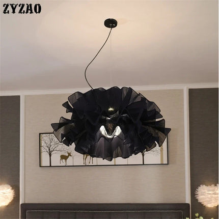 Suspension en tissu style nordique pour éclairage romantique — LZ4X9P