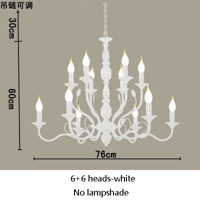 Lustre suspension vintage en fer noir style industriel — LZ4P9X