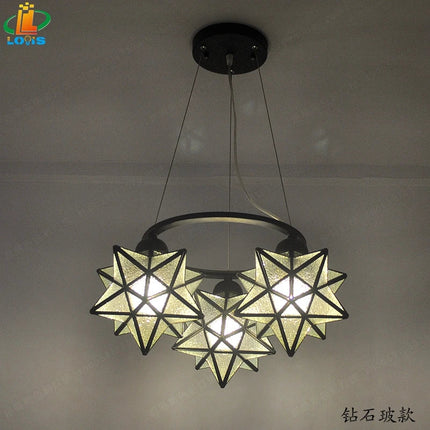 Lustre suspension créatif en forme de pentacle pour bar et intérieur — LZ4X9T