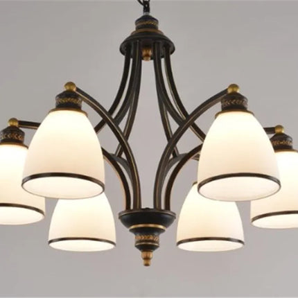 lustre en verre moderne pour un éclairage élégant