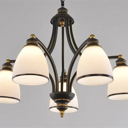 lustre en verre moderne pour un éclairage élégant