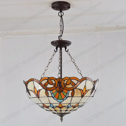 Lustre baroque en verre coloré pour éclairage élégant — LZ4X9P2Q