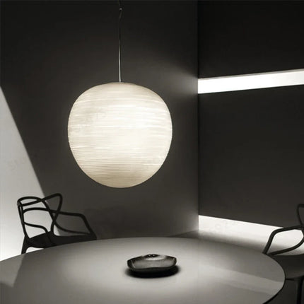 Suspension globe rétro en verre avec abat-jour — LZ4P9XJ