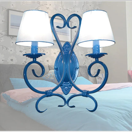 Applique murale décorative en métal avec miroir style antique — LZ4X9P2