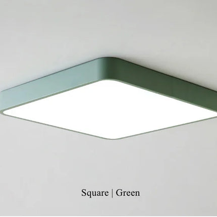 plafonnier led carré surface monté avec télécommande luminaire