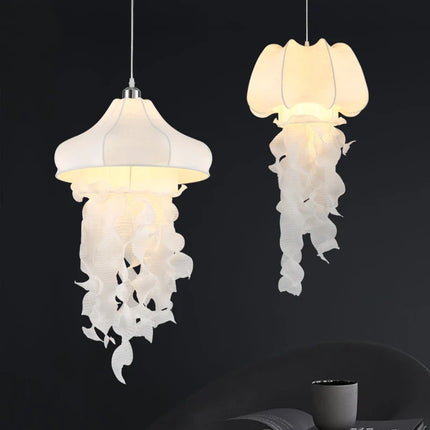 Suspension décorative en soie forme méduse style nordique — LZ4X9J