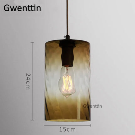 Suspension moderne en verre teinté pour intérieur — LZ4X9T