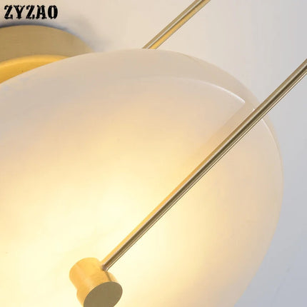 Applique murale LED moderne en cuivre pour décoration intérieure — LZ4X9T2