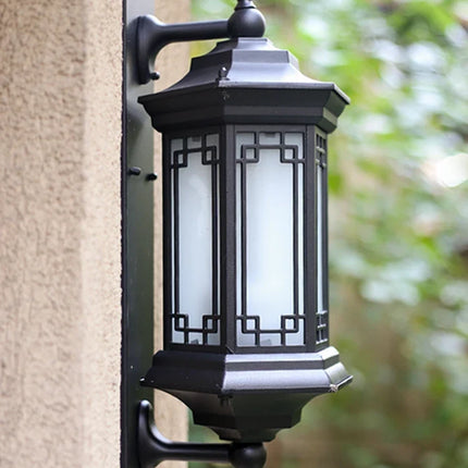 Applique murale extérieure étanche au style rétro chinois — LZ4T9Q2