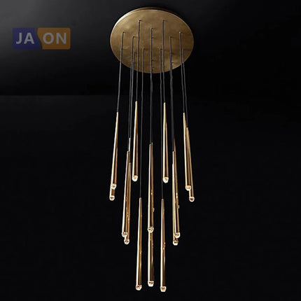 Suspension vintage en cristal et fer style américain pour intérieur — LZ4X9M