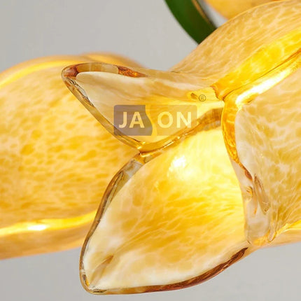 Suspension nordique en fer avec verre tulipe Camélia pour éclairage décoratif — LZ4X9P