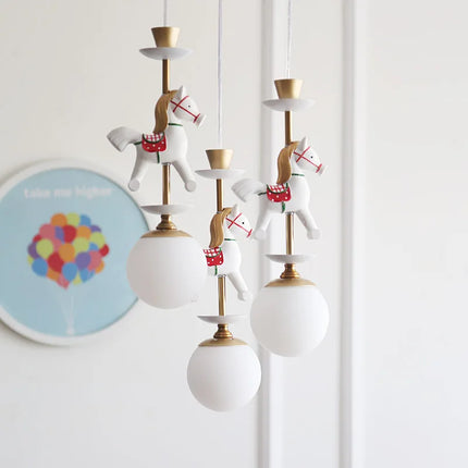 Suspension lampe de chevet en bois moderne pour enfants — LZ4X9T
