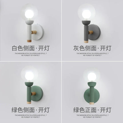 Lampe de chevet en verre au design nordique pour salon et hôtel — LZ7FQ2