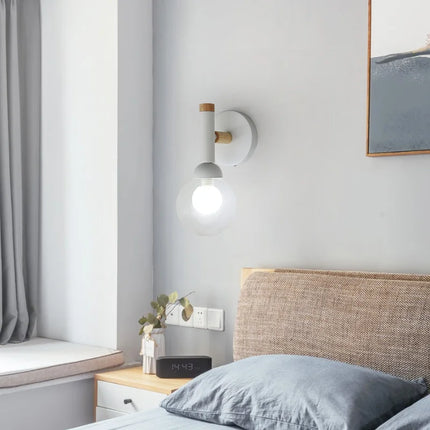 Lampe de chevet en verre au design nordique pour salon et hôtel — LZ7FQ2
