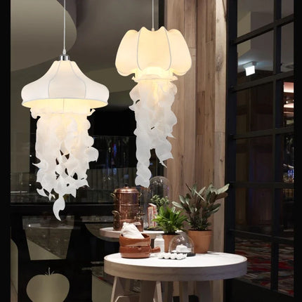 Suspension décorative en soie forme méduse style nordique — LZ4X9J