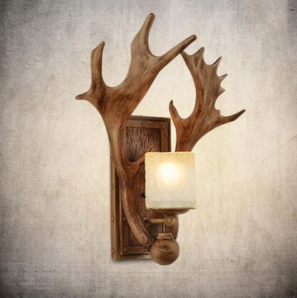 Applique murale vintage en bois pour hôtel et restaurant — LZ4X9JQ