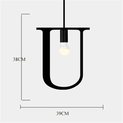 Suspension nordique décorative DIY pour loft et bar — LZ4X9JQ