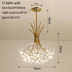 13 lumières dorées / Changeable / CHINE