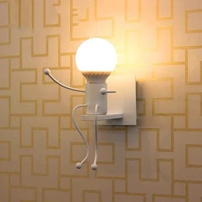 Applique murale LED en fer avec motif poupée nordique pour enfants — LZ4X9T2