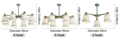 Lustre suspension LED au design nordique moderne — LZ4X9P2