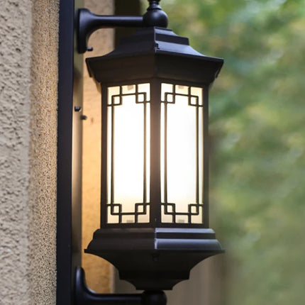 Applique murale extérieure étanche au style rétro chinois — LZ4T9Q2