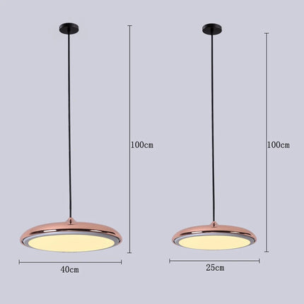 Suspension LED au design nordique post-moderne — LZ4X9T