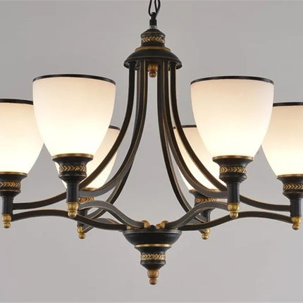 lustre en verre moderne pour un éclairage élégant