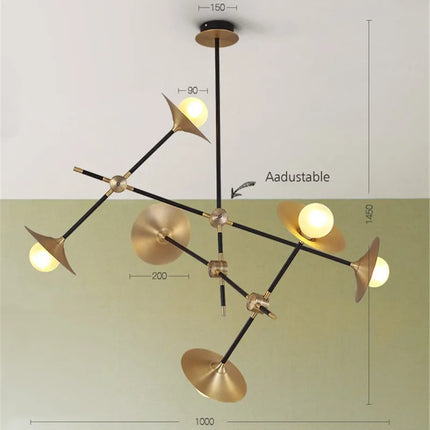 Lustre suspension nordique au design moderne pour intérieur — LZ4X9P