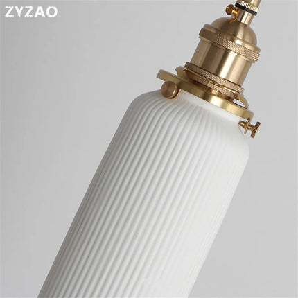 Suspension en céramique style industriel rétro pour espaces variés — LZ4X9T