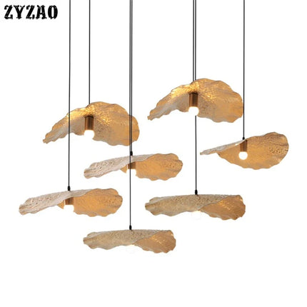 Suspension en métal au design lotus nordique pour intérieur — LZ4X9M