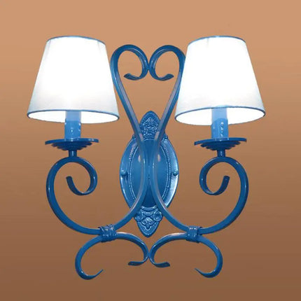 Applique murale décorative en métal avec miroir style antique — LZ4X9P2
