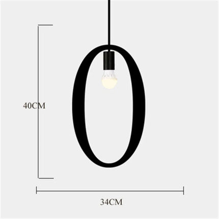 Suspension nordique décorative DIY pour loft et bar — LZ4X9JQ