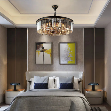 Lustre moderne en cristal pour éclairage élégant et raffiné — LZ4X9B