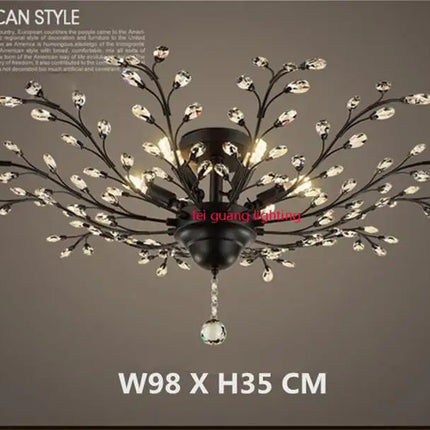 Lustre en cristal rétro pour boutique créative et originale — LZ4X9T