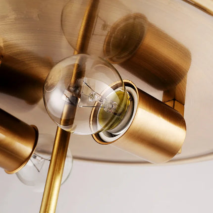 Plafonnier design en cuivre pour intérieur moderne élégant — LZ4X9J