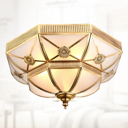 Plafonnier en cuivre au design moderne et élégant — LZ4X9P